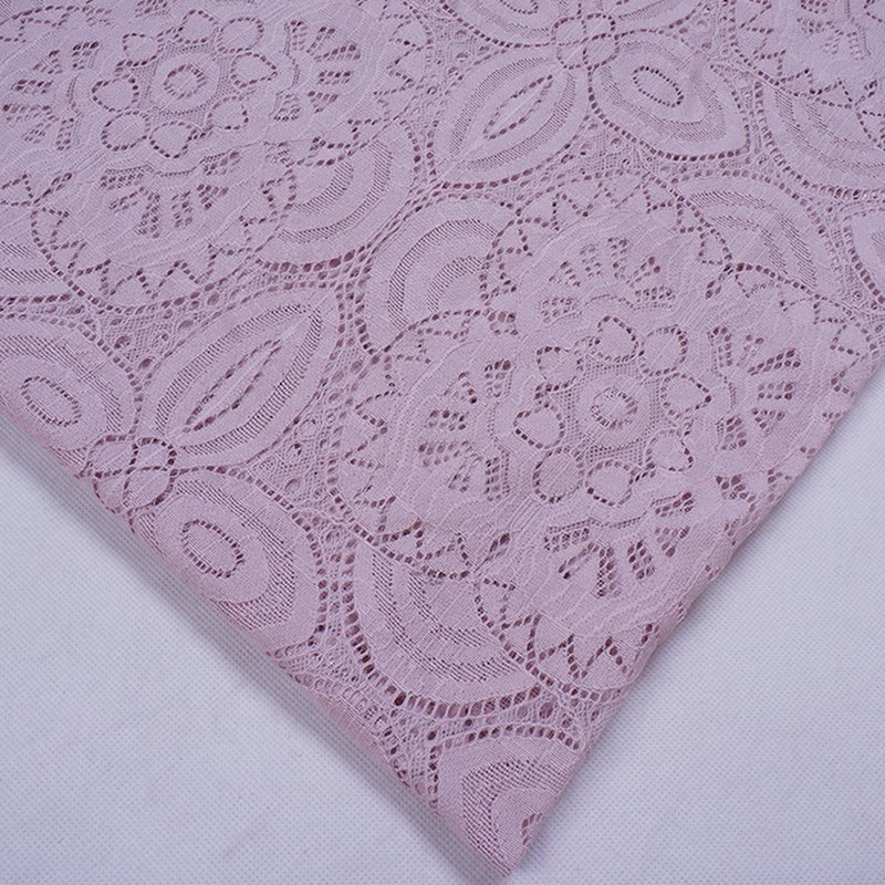 Dress Eyelash Cutwork Lace Fabric for Women's Wear Wholesale Supplier 15